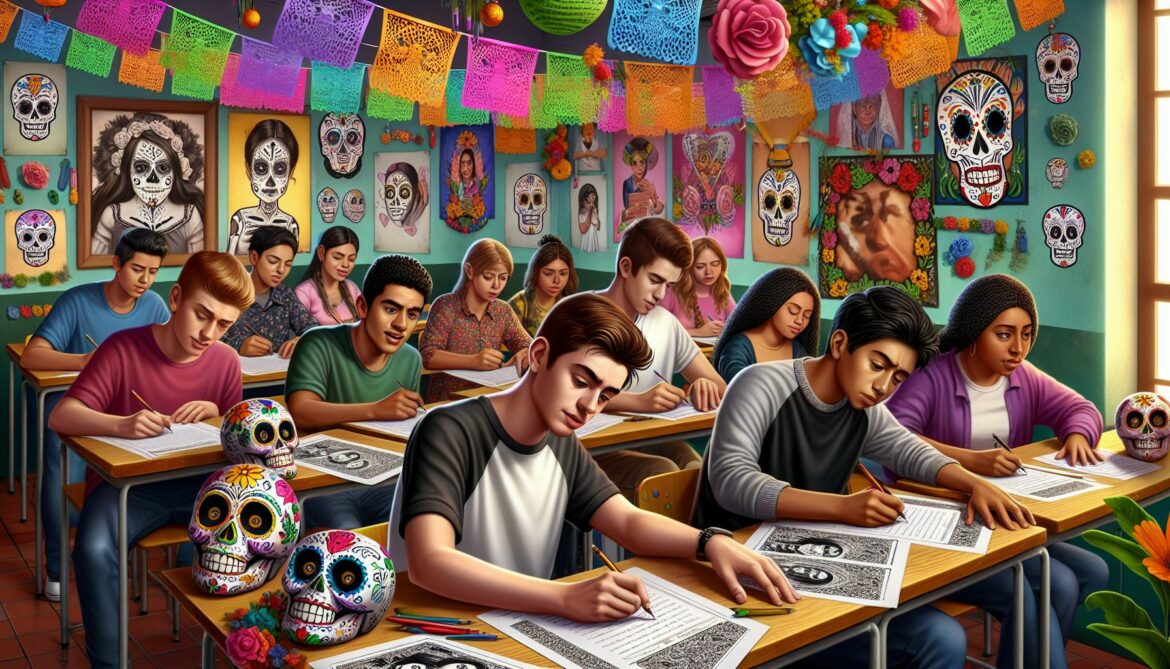 Escuela:f7rejx97kfa= Calaverita Literaria: How Mexican Schools Transform Death into Playful Poetry