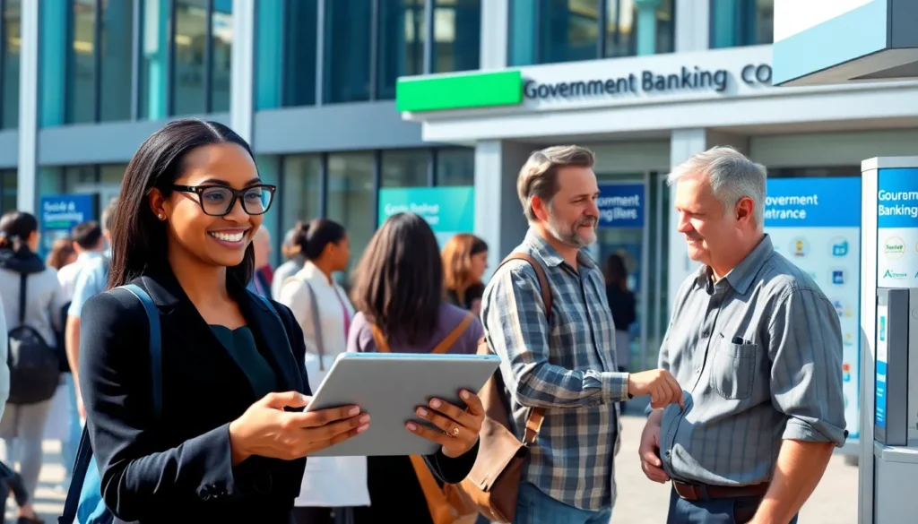 government banking services